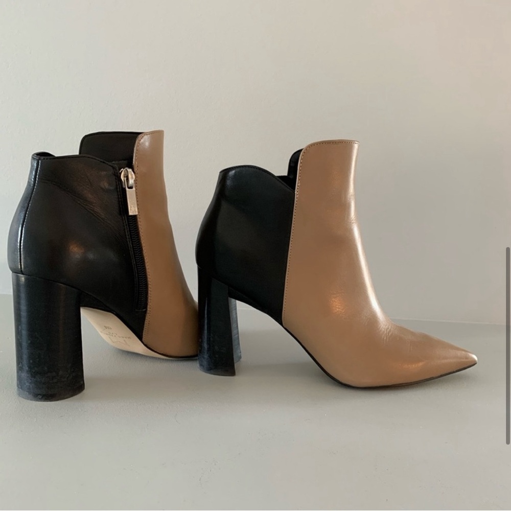 Marc Fisher black tan booties Size 6